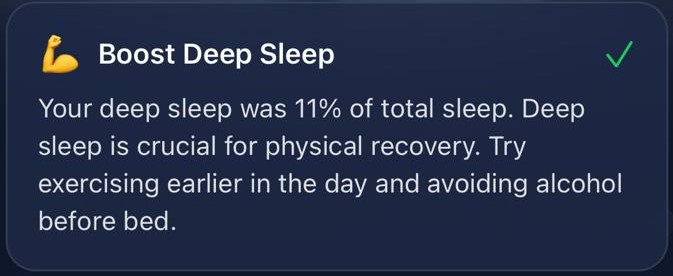 Sleep Metric 1
